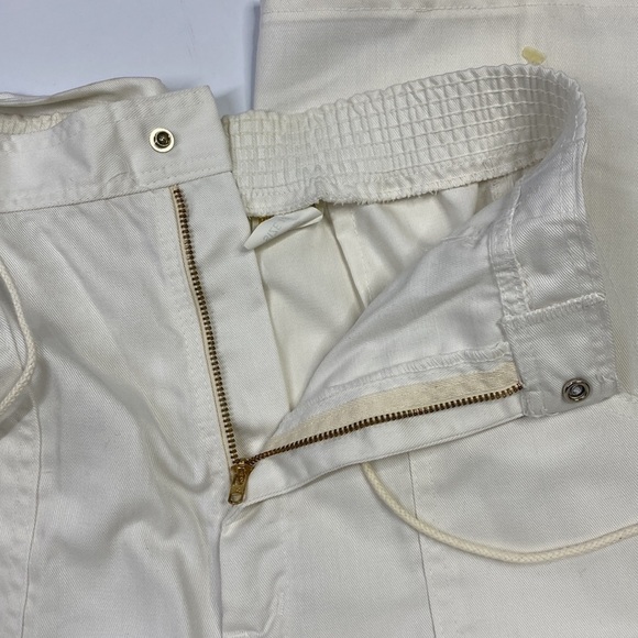 Vintage JcPenny Fashions White Polyester Drawstring Pants Size 13 (28x34) NWT - Picture 14 of 16